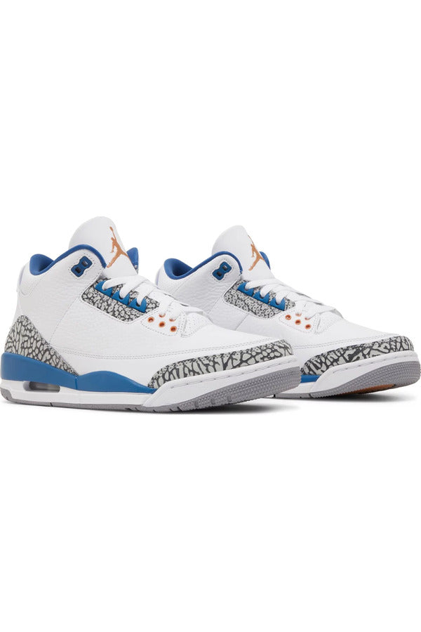 Jordan 3 White Blue