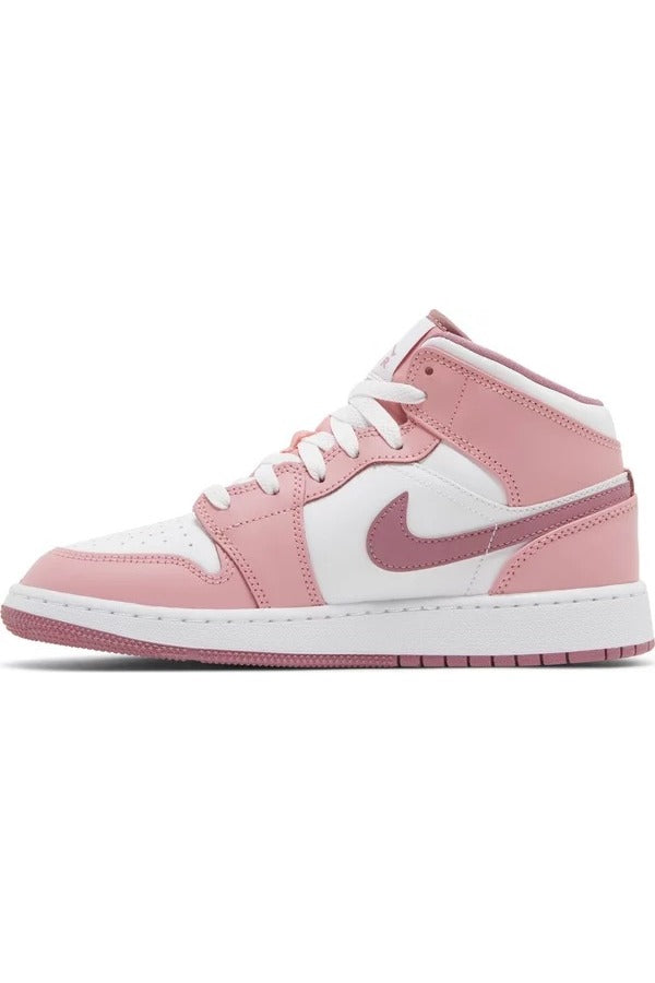 Jordan 1 Mid Coral Chalk